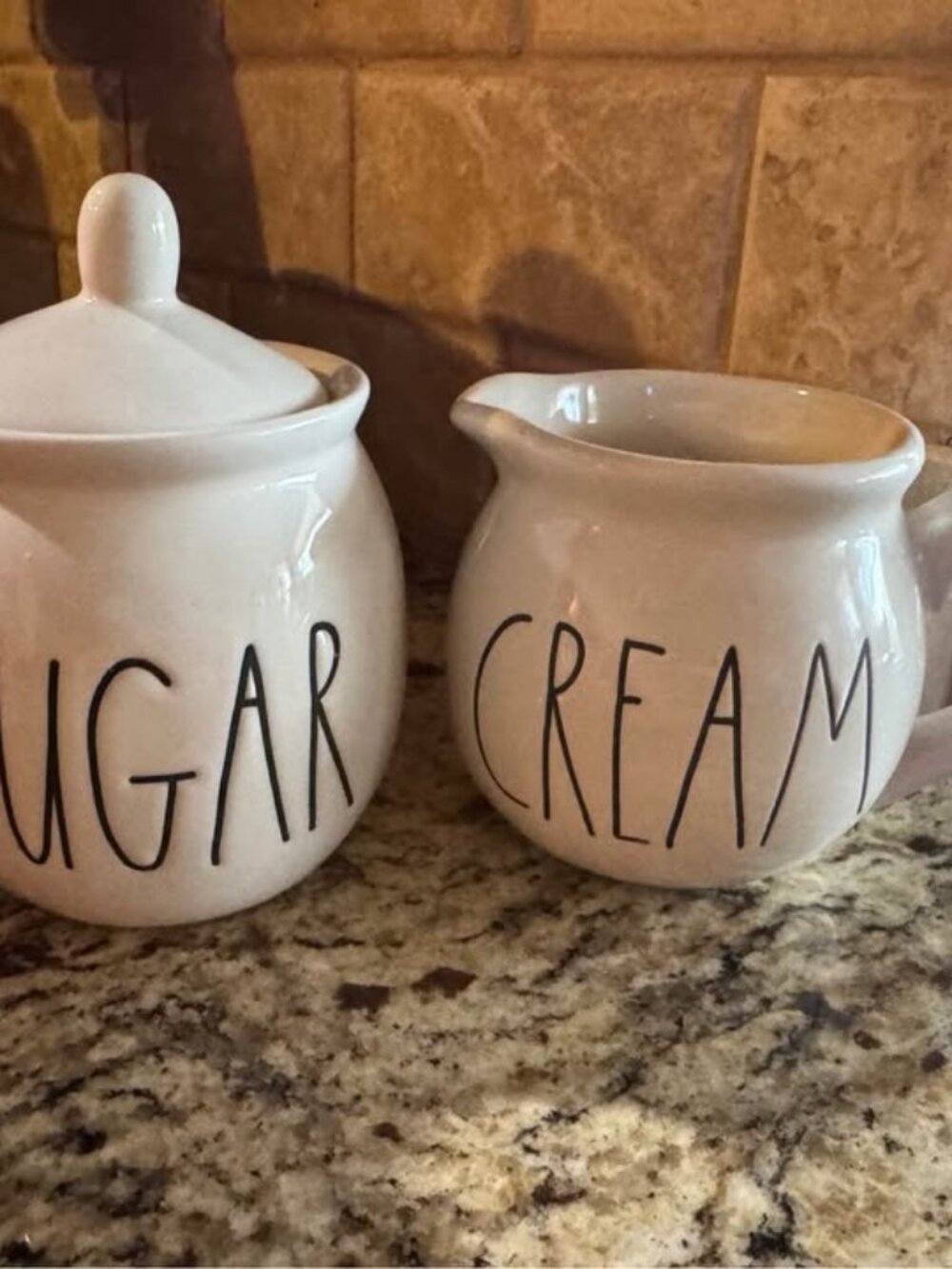Rae Dunn CREAM and SUGAR